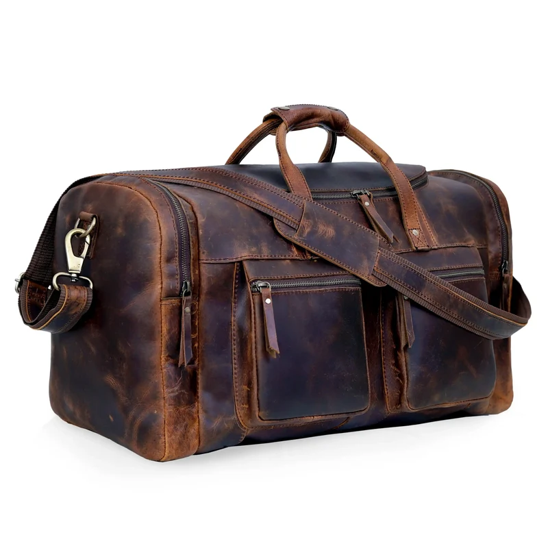 Templar Leather Duffle Bag