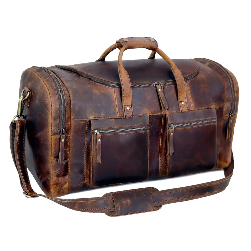Templar Leather Duffle Bag