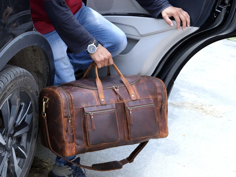 Templar Leather Duffle Bag