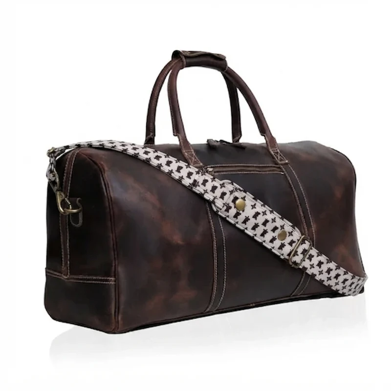 Magnolia Leather Duffle Bag