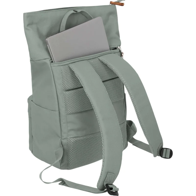 Travelite Basics Short Handle Rolltop-Rucksack 37 cm -Mint