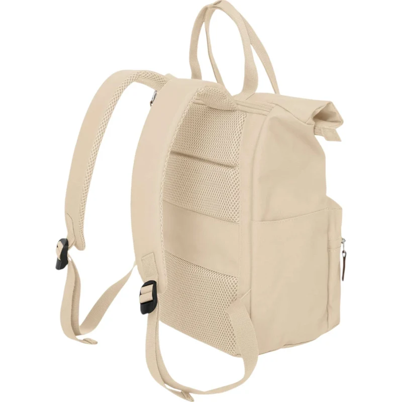Travelite Basics Short Handle Rolltop-Rucksack 37 cm -Off-White