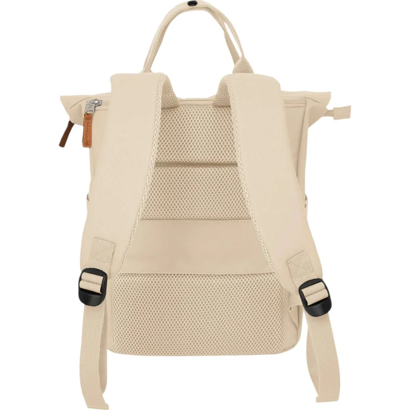 Travelite Basics Short Handle Rolltop-Rucksack 37 cm -Off-White