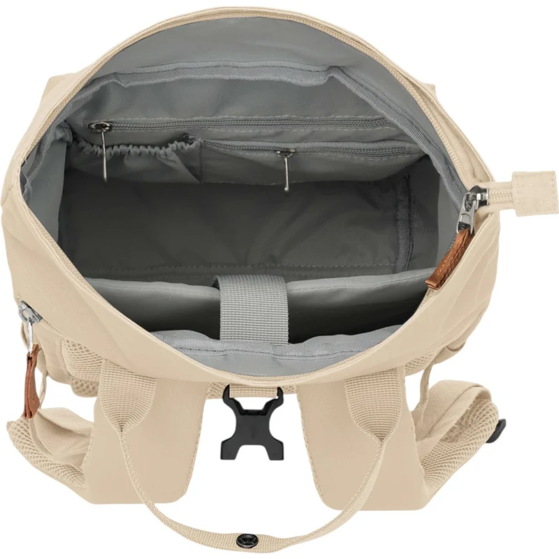 Travelite Basics Short Handle Rolltop-Rucksack 37 cm -Off-White