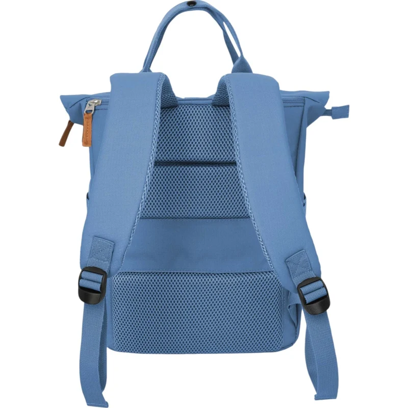 Travelite Basics Short Handle Rolltop-Rucksack 37 cm -Denim