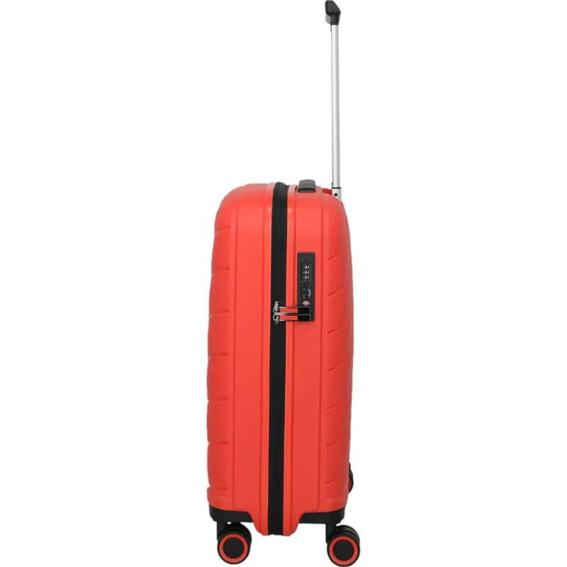 Travelite Burano 4-Rollen-Kabinenkoffer 55 cm -raspberry