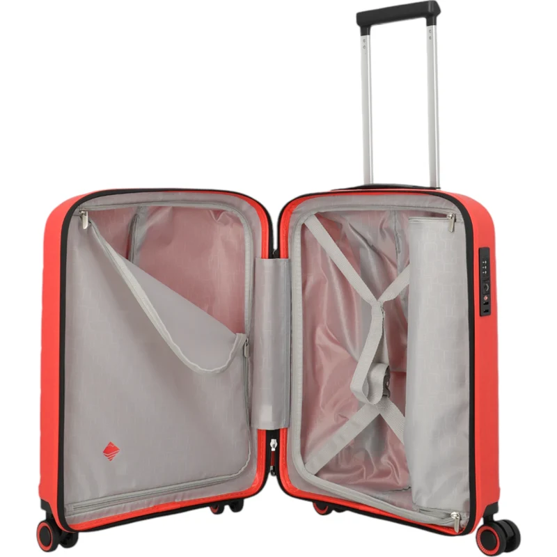 Travelite Burano 4-Rollen-Kabinenkoffer 55 cm -raspberry