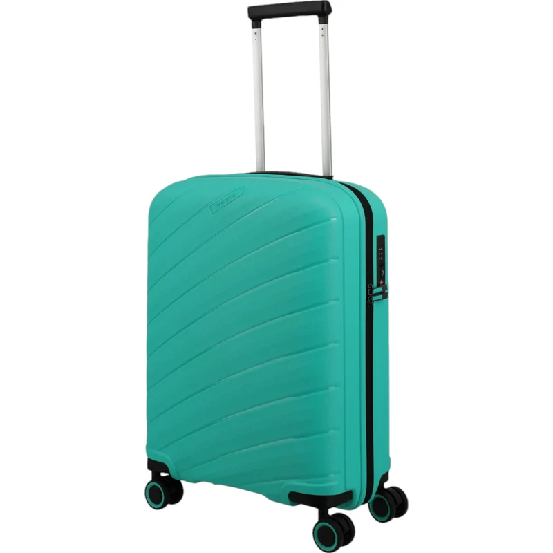 Travelite Burano 4-Rollen-Kabinenkoffer 55 cm -aqua