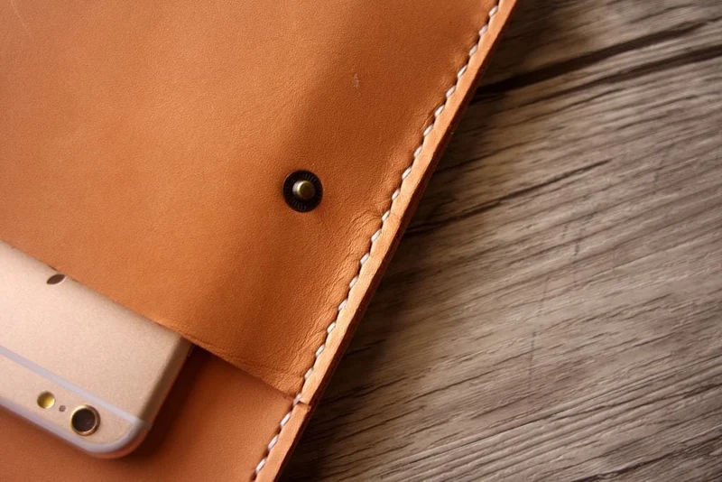 Personalized Handmade Leather Kindle Paperwhite Sleeve Case