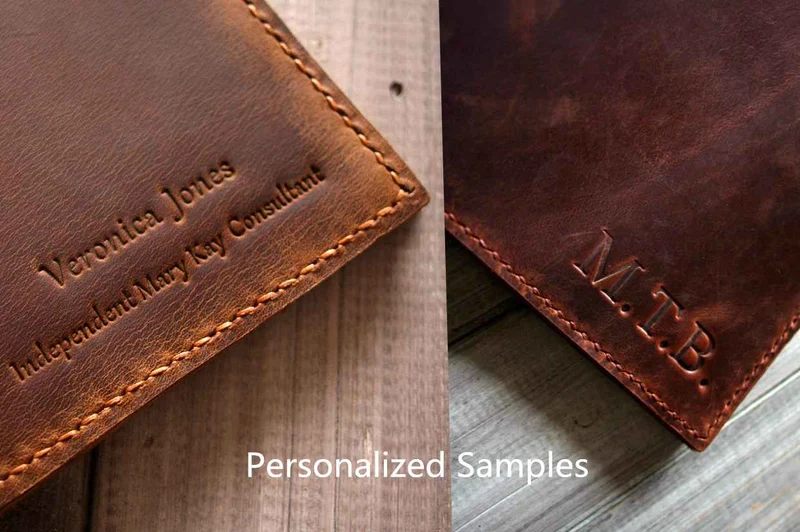 Personalized Handmade Leather Kindle Paperwhite Sleeve Case