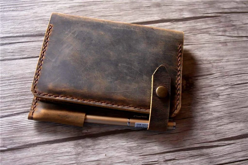 Personalized Leather Field Notes Cover & Travel Wallet