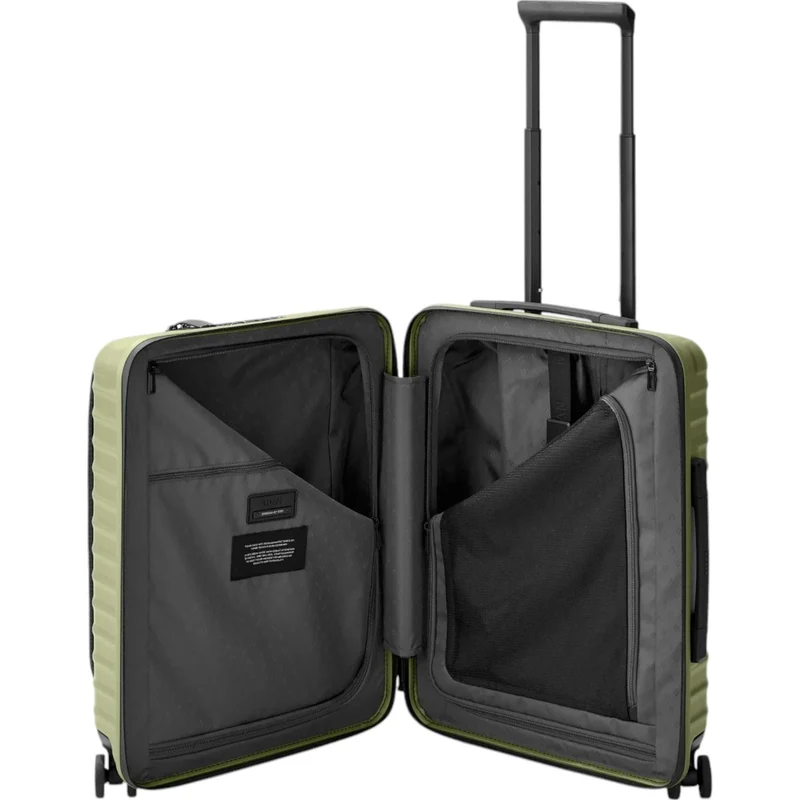 TITAN UPGRADE 4-Rad-Bordtrolley S+ mit Vortasche 55 cm -Forest Green