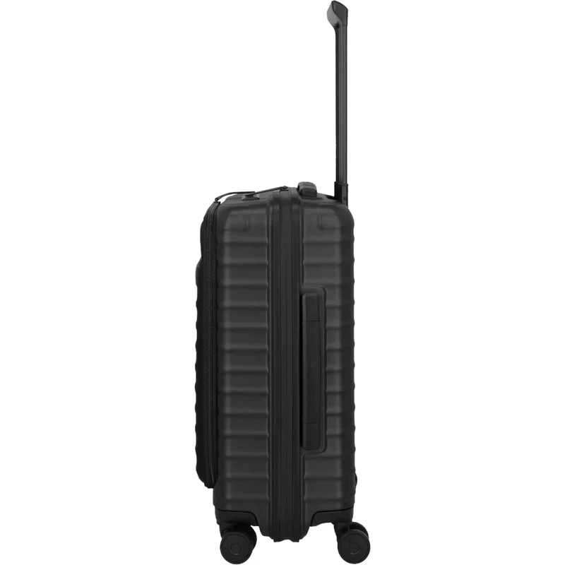 TITAN UPGRADE 4-Rad-Bordtrolley S+ mit Vortasche 55 cm -Nightshade Black