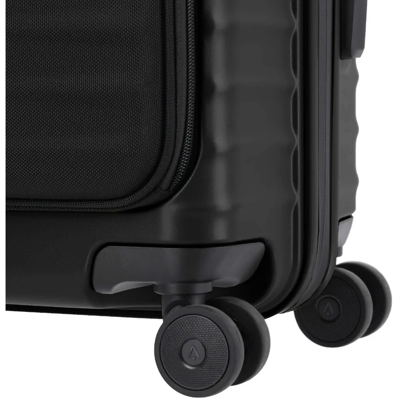 TITAN UPGRADE 4-Rad-Bordtrolley S+ mit Vortasche 55 cm -Nightshade Black