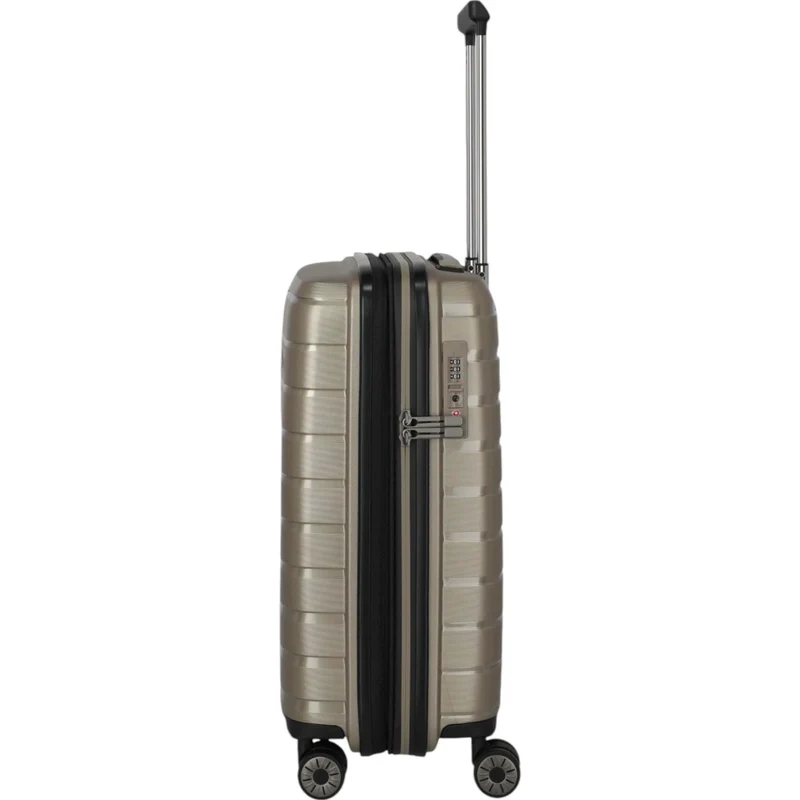 Travelite Air Base 4-Rollen-Kabinentrolley S erweiterbar 55 cm -Champagner