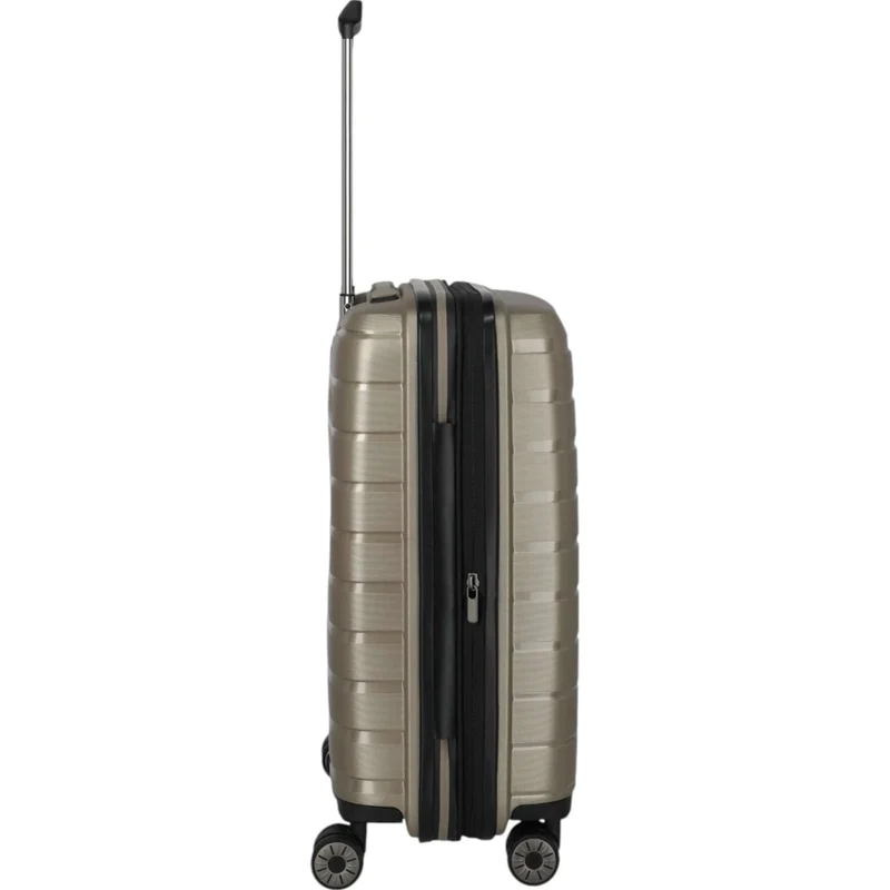 Travelite Air Base 4-Rollen-Kabinentrolley S erweiterbar 55 cm -Champagner