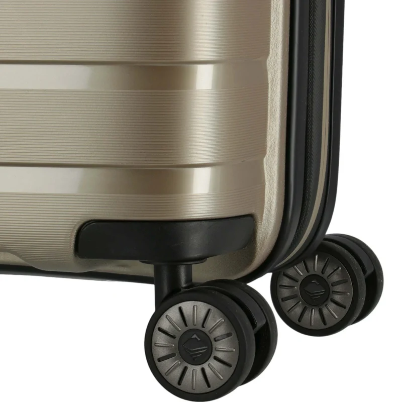 Travelite Air Base 4-Rollen-Kabinentrolley S erweiterbar 55 cm -Champagner