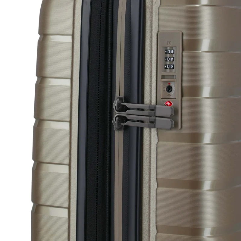 Travelite Air Base 4-Rollen-Kabinentrolley S erweiterbar 55 cm -Champagner