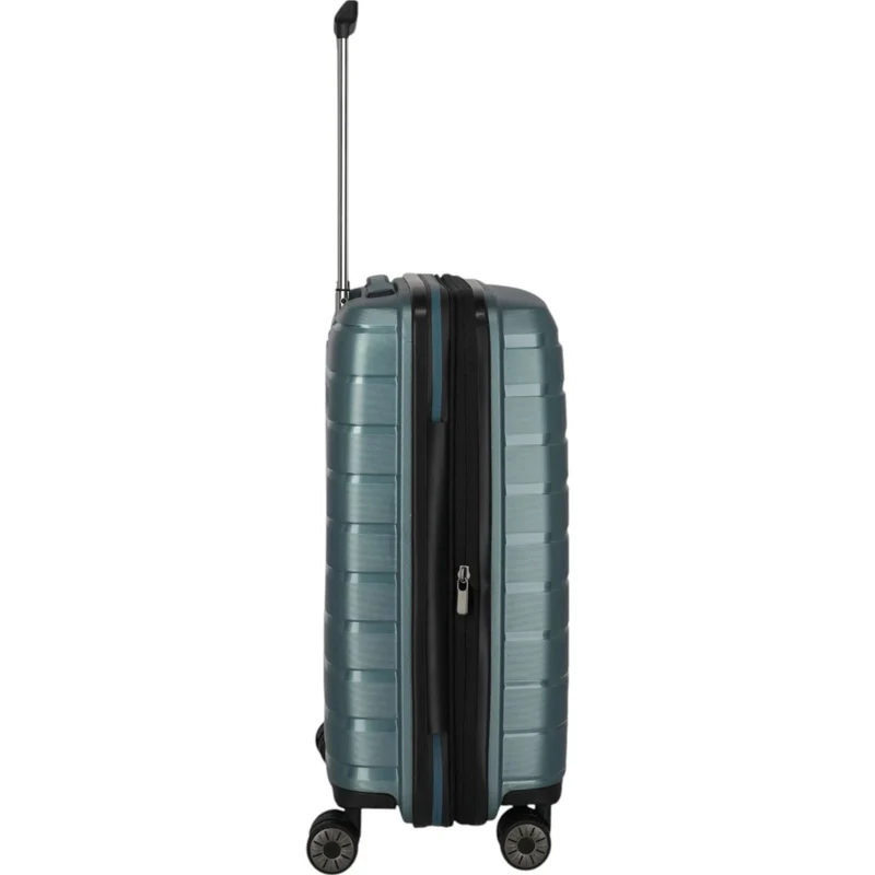Travelite Air Base 4-Rollen-Kabinentrolley S erweiterbar 55 cm -Eisblau