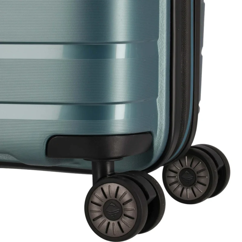 Travelite Air Base 4-Rollen-Kabinentrolley S erweiterbar 55 cm -Eisblau
