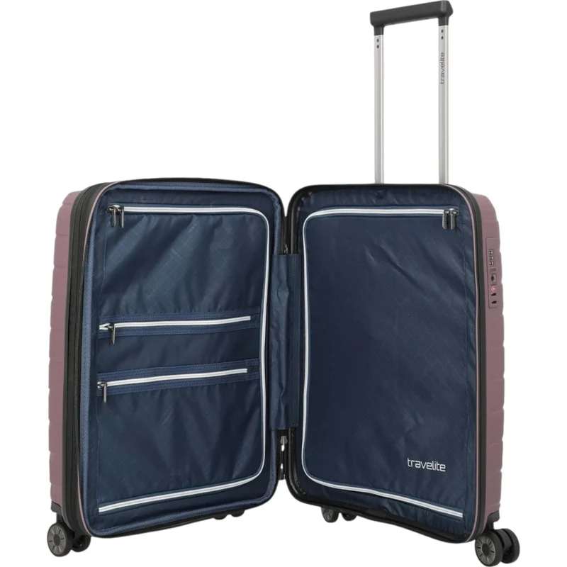 Travelite Air Base 4-Rollen-Kabinentrolley S erweiterbar 55 cm -Flieder