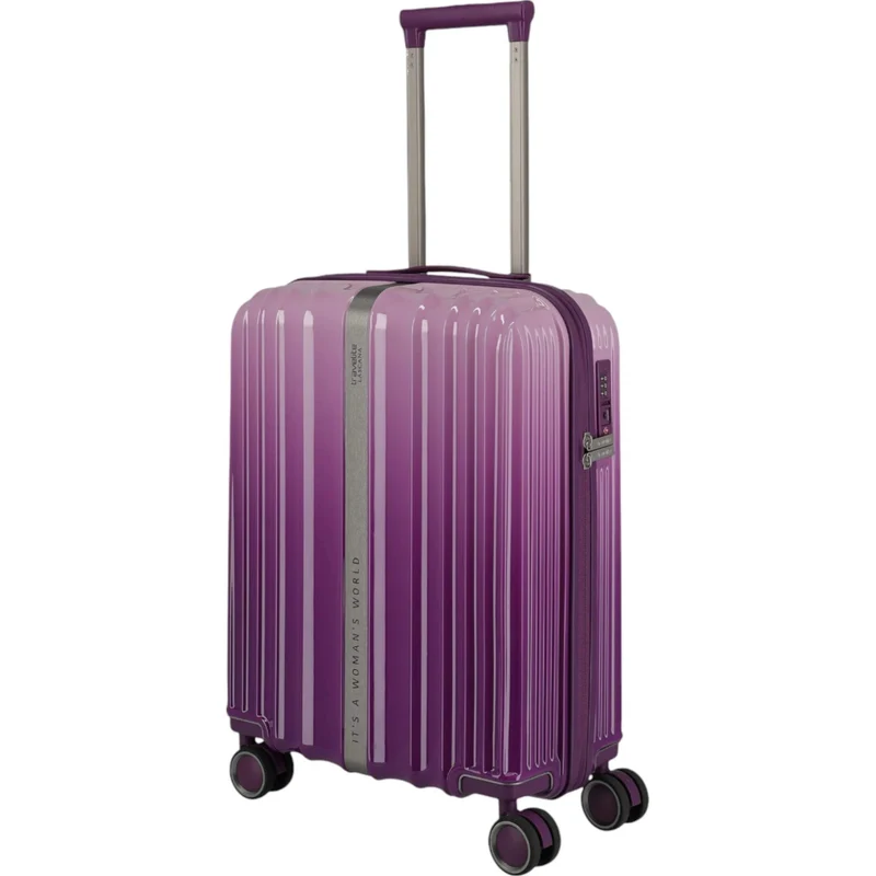 Travelite Lascana Edition 4-Rollen-Bordtrolley S 55 cm -Purple Degrade