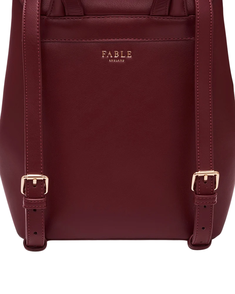 Laura Small Backpack in Burgundy