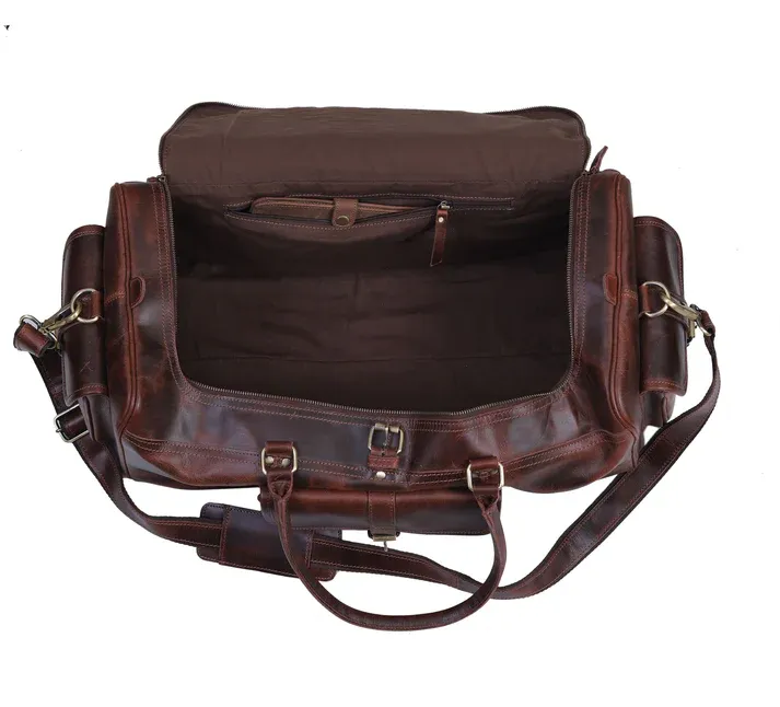 Roosevelt Leather Duffle Combo