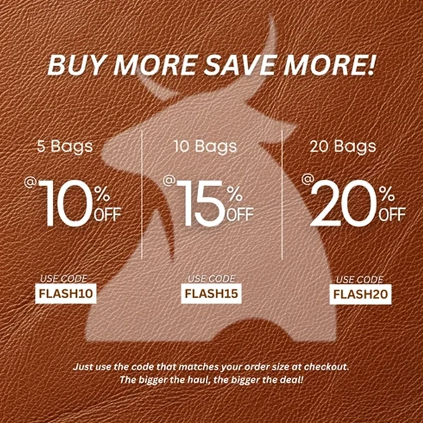 Portland Buffalo Leather Tote Bag Combo - Brown