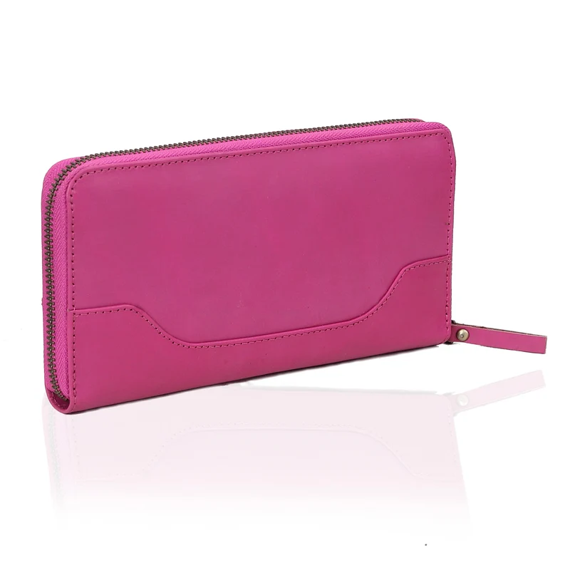 Seine Leather Wallet - Pink