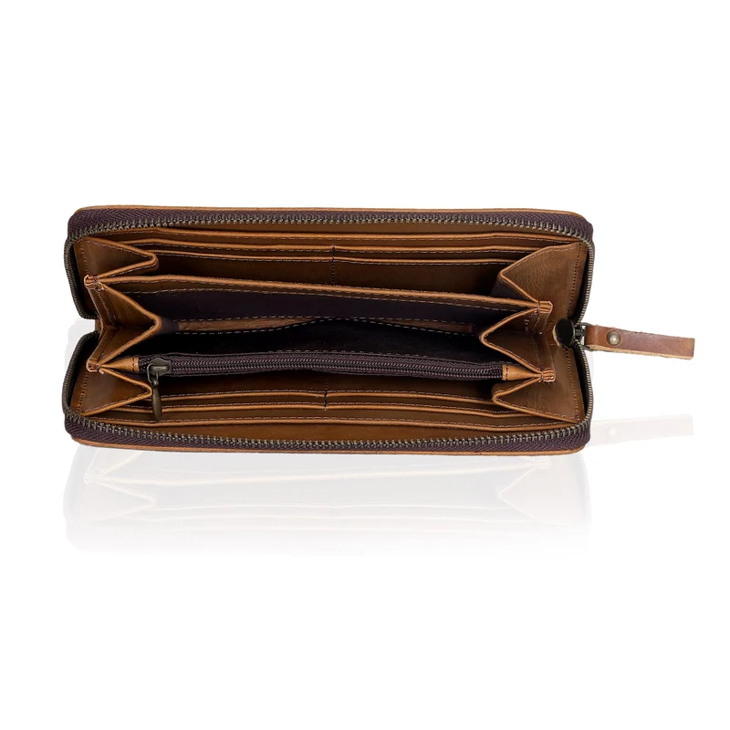 Seine Leather Wallet - Tan