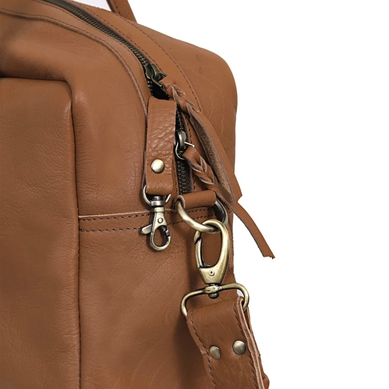 WOMEN STYLO DUFFEL - BROWN