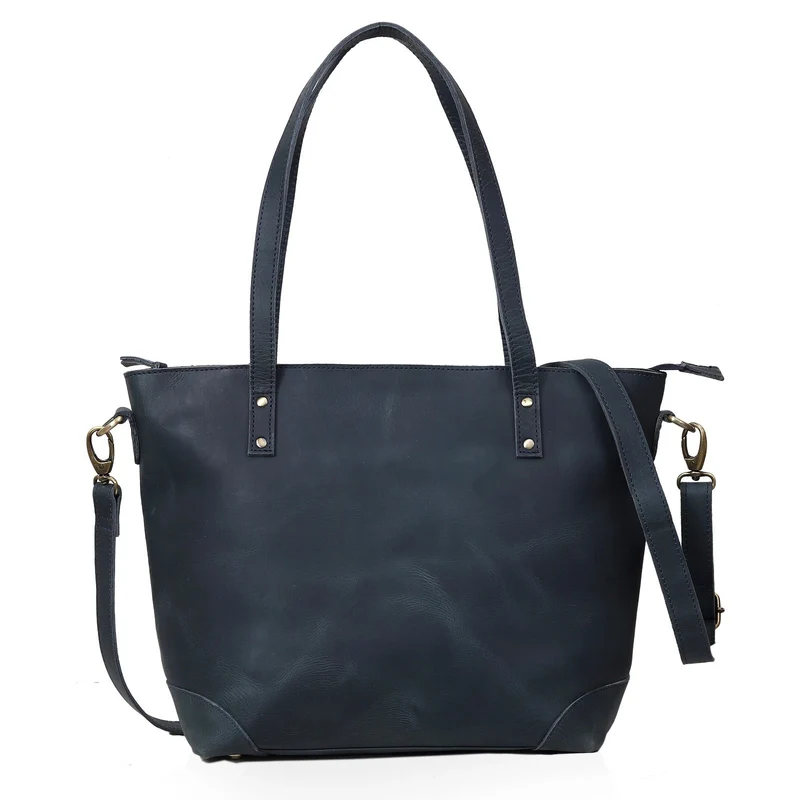 Eva 17" Leather Tote Bag For Laptop And Office