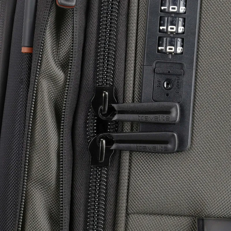 Travelite Crosslite 4-Rollen-Trolley XL 81 cm -Oliv