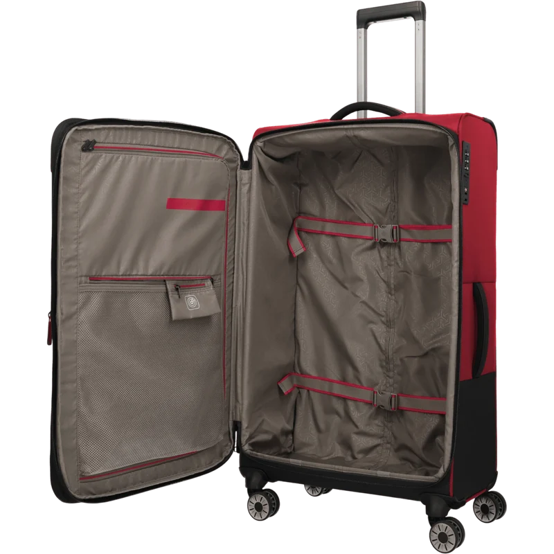 Travelite Crosslite 4-Rollen-Trolley XL 81 cm -Rot