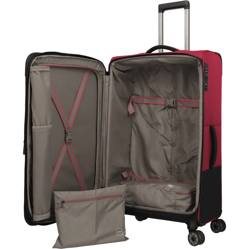 Travelite Crosslite 4-Rollen-Trolley XL 81 cm -Rot