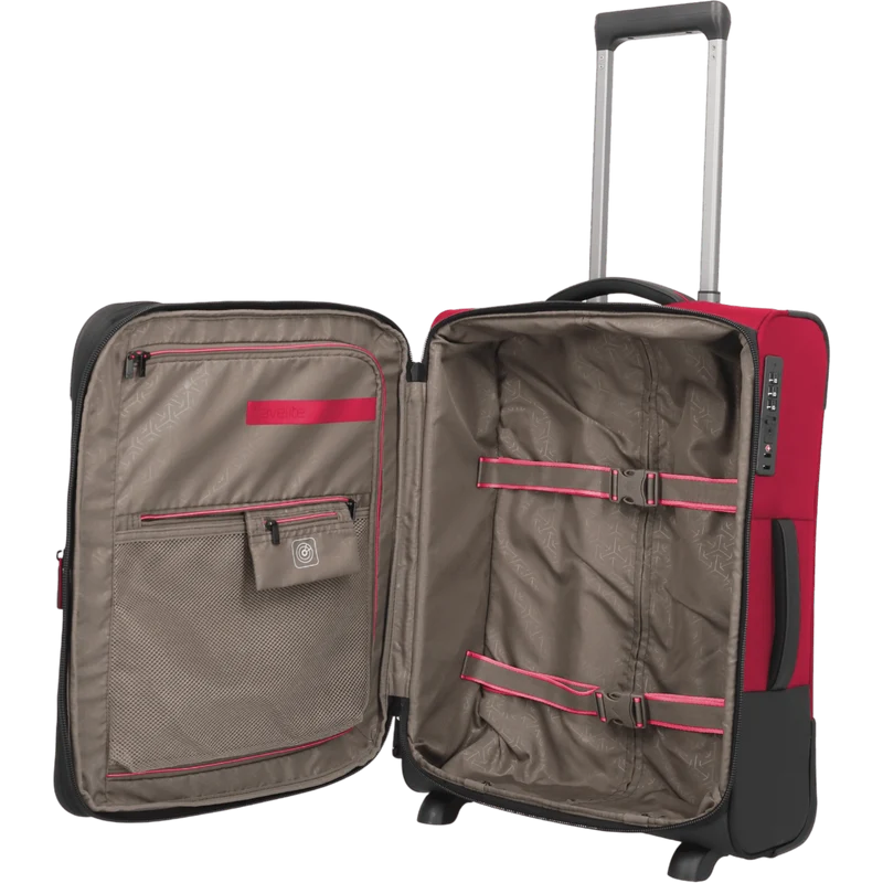 Travelite Crosslite 2-Rollen-Kabinentrolley S 54 cm -Rot