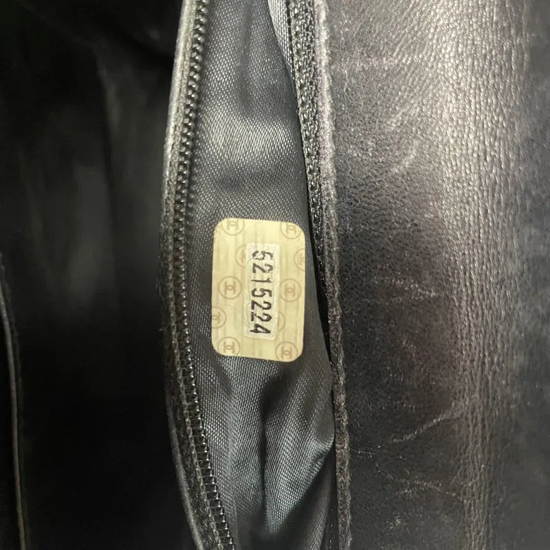 Chanel Vintage Mini Kelly Flap Bag aus Seidenseil, schwarz, 1997