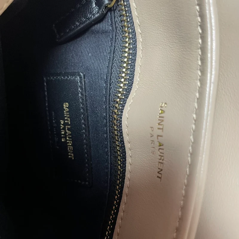 Saint Laurent LouLou Toy Crossbody Leder Dunkelbeige 2020