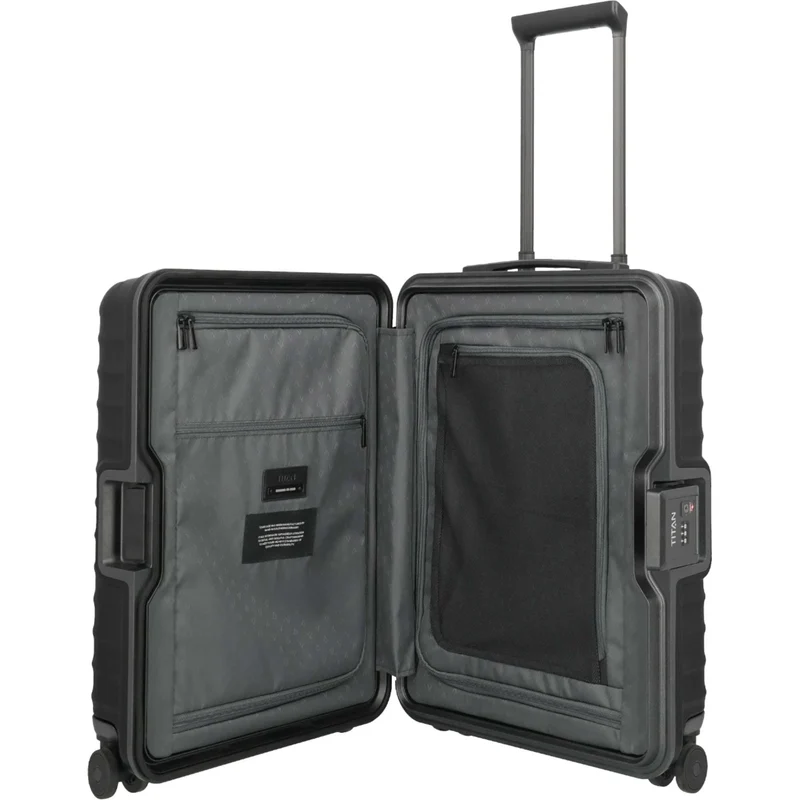 TITAN OVERSEAS 4-Rad-Kabinentrolley S 55 cm -Nightshade Black