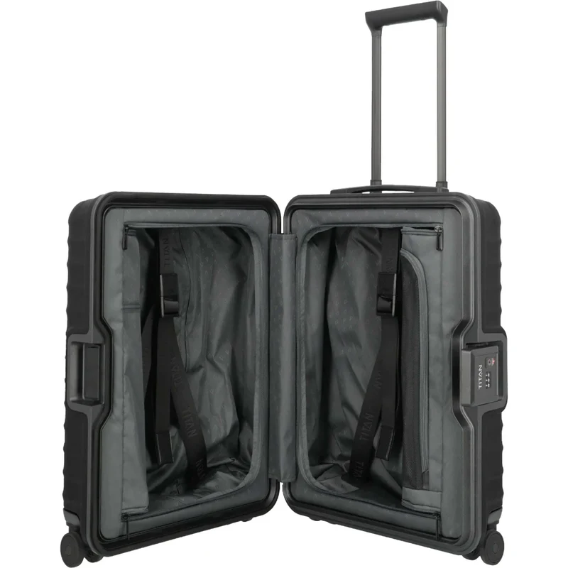 TITAN OVERSEAS 4-Rad-Kabinentrolley S 55 cm -Nightshade Black