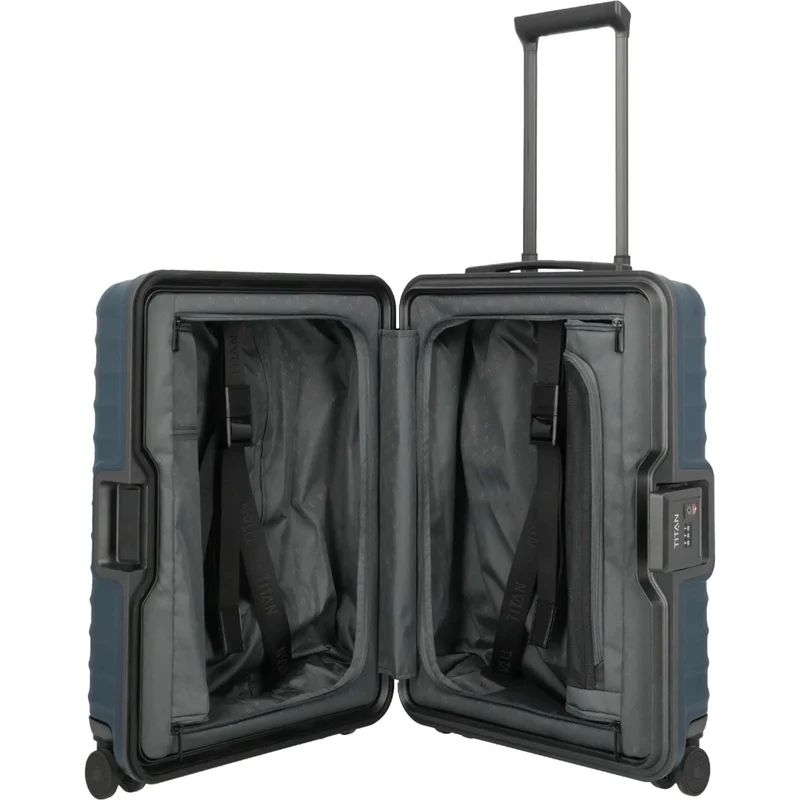 TITAN OVERSEAS 4-Rad-Kabinentrolley S 55 cm -Midnight Blue