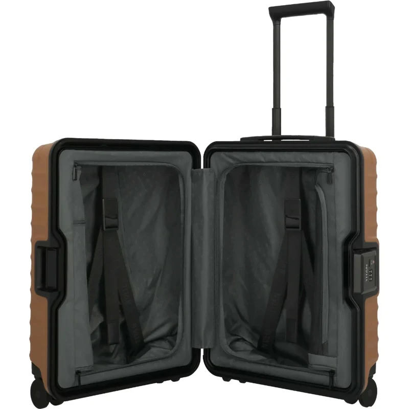 TITAN OVERSEAS 4-Rad-Handgepäck-Trolley S+ 55 cm -Canyon Bronze
