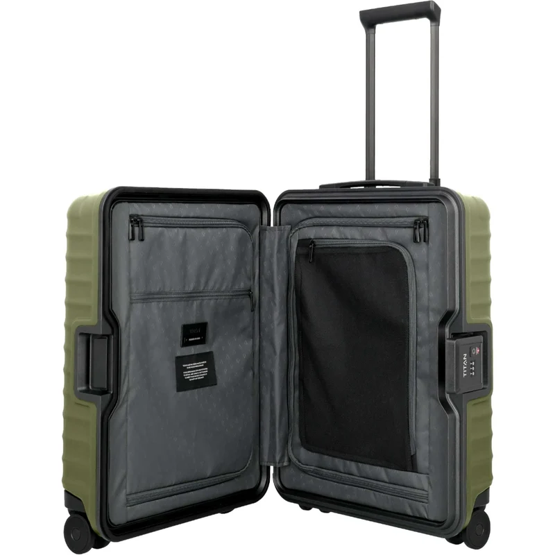 TITAN OVERSEAS 4-Rad-Handgepäck-Trolley S+ 55 cm -Forest Green