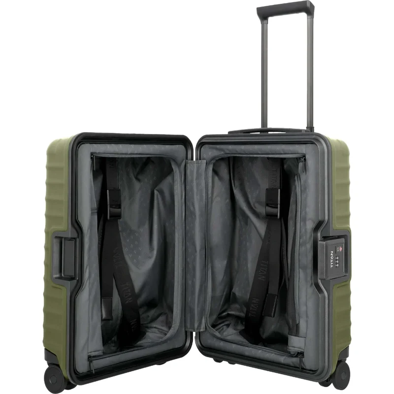 TITAN OVERSEAS 4-Rad-Handgepäck-Trolley S+ 55 cm -Forest Green