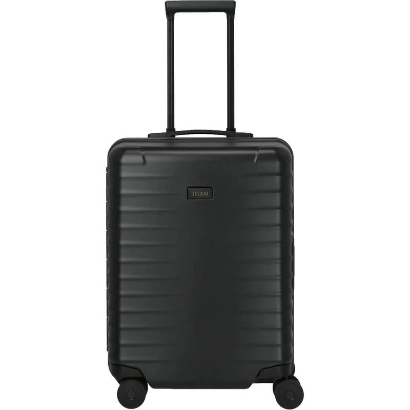 TITAN OVERSEAS 4-Rad-Handgepäck-Trolley S+ 55 cm -Nightshade Black