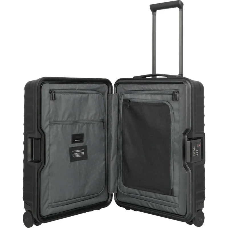 TITAN OVERSEAS 4-Rad-Handgepäck-Trolley S+ 55 cm -Nightshade Black