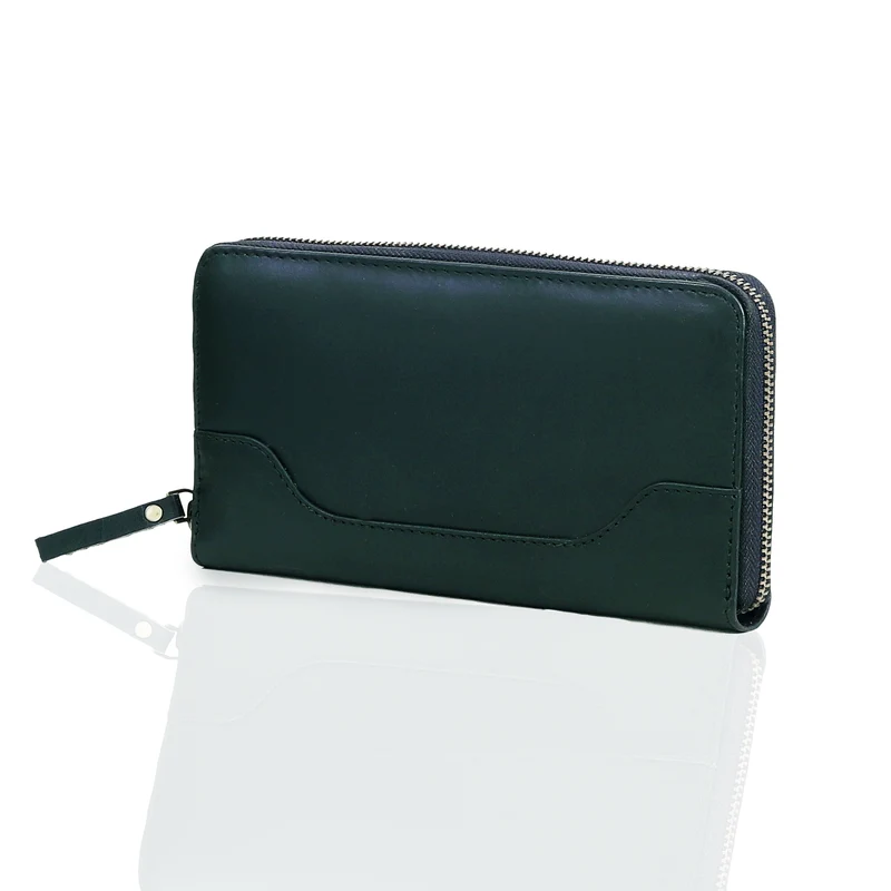 Seine Leather Wallet - Green