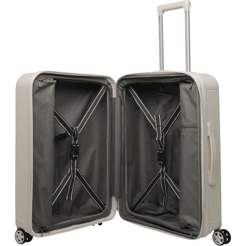 Travelite Panello 4-Rad Trolley M 65 cm -Ivory