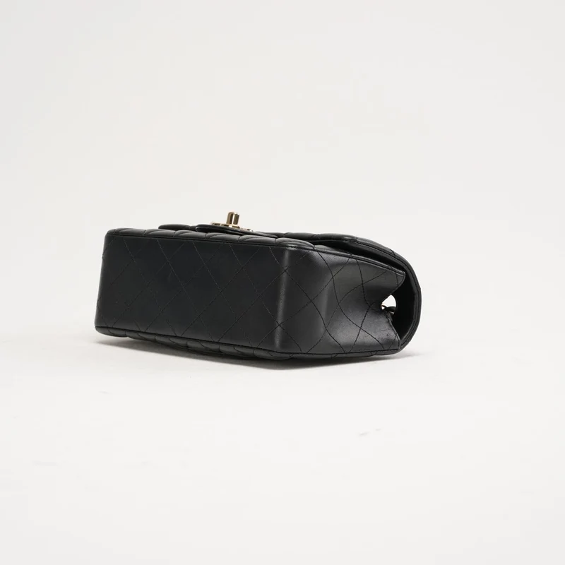 Chanel Classic Mini Rechteckige Klappe Lammleder Schwarz 2017